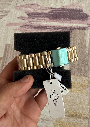 Altın Renkli Focus Erkek Kol Saati - Görsel 3