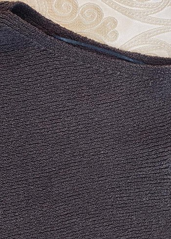 Massimo Dutti Koyu Kahve Kadın Kışlık Body (kazak) - Görsel 2