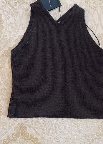 Massimo Dutti Koyu Kahve Kadın Kışlık Body (kazak) - Görsel 7