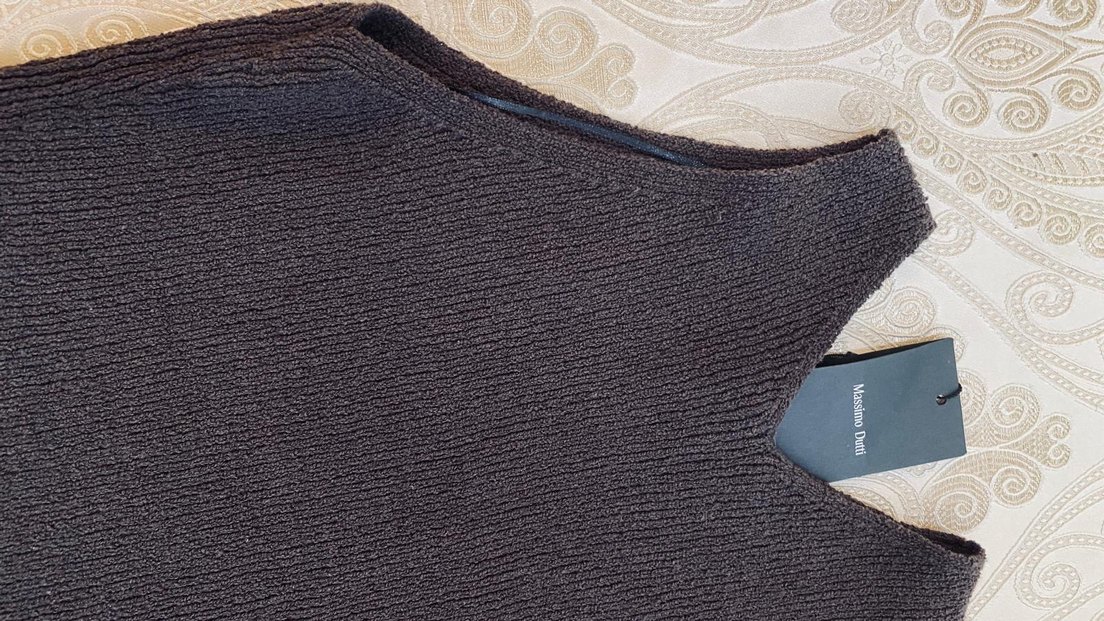 Massimo Dutti Koyu Kahve Kadın Kışlık Body (kazak) - Görsel 2