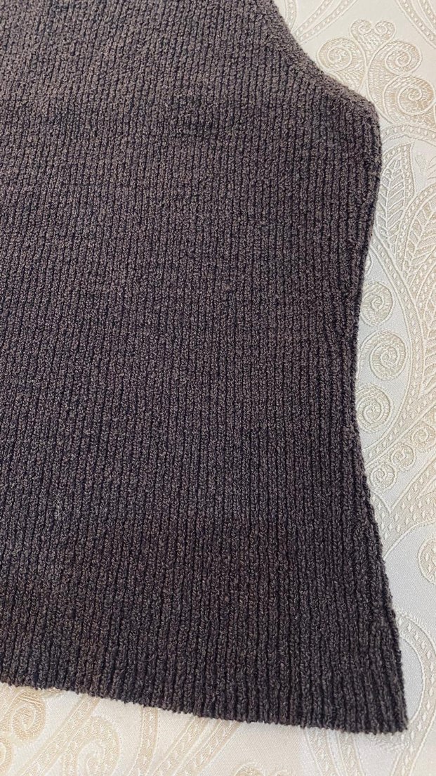 Massimo Dutti Koyu Kahve Kadın Kışlık Body (kazak) - Görsel 5