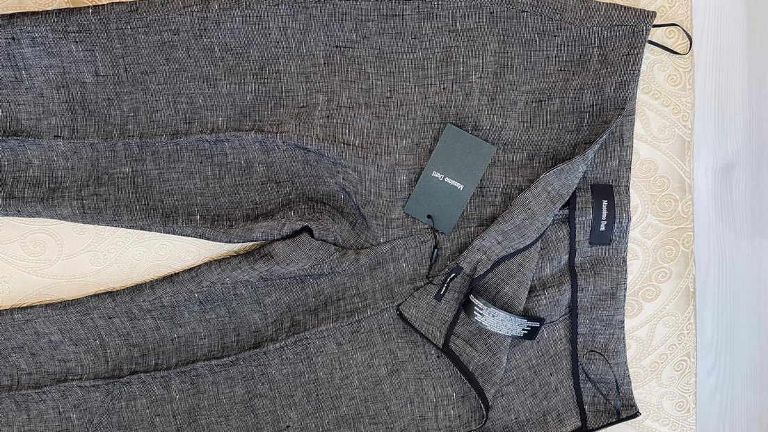 Massimo Dutti Keten pantolon 36 beden - Görsel 5
