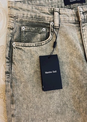 Massimo Dutti Kadın Gri Denim Kot Pantolon - Görsel 10