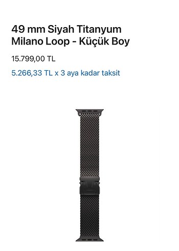 Apple Watch Akıllı Saat Kayışı titanyum - Görsel 5