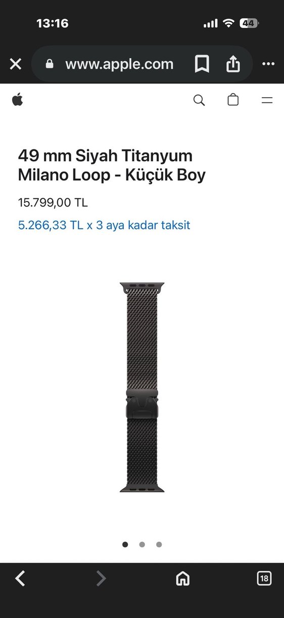 Apple Watch Akıllı Saat Kayışı titanyum - Görsel 5