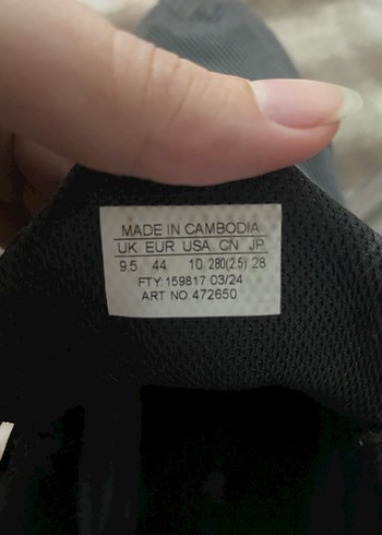 Siyah Bağcıklı SALOMON  Erkek Spor Ayakkabı - Görsel 4