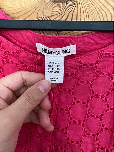 11-12 Yaş Beden H&M kız çocuk elbise