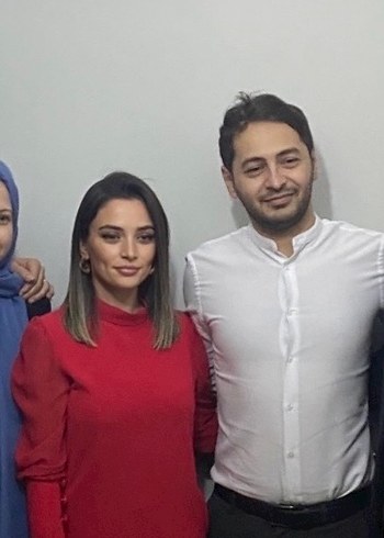 Kırmızı Uzun Kollu Midi Elbise - Görsel 4