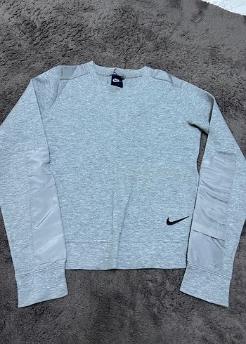 Nike Gri Melanj Spor Sweatshirt