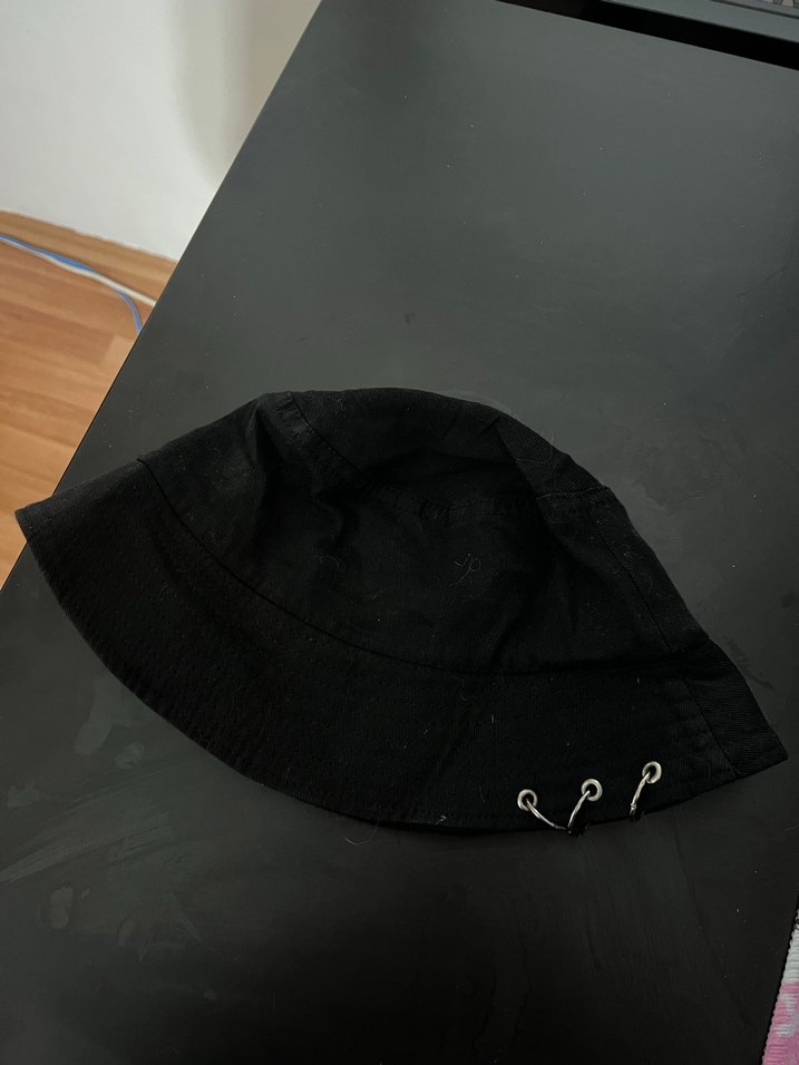 Siyah tokalı balıkçı Şapka - Görsel 3