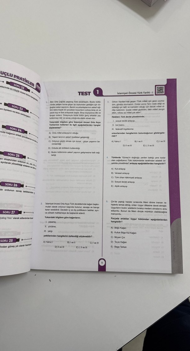 KPSS Genel Kültür Tarih Soru Bankası Retro - Görsel 3