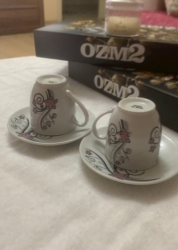 Desenli Beyaz Fincan Takımı 4 lü - Görsel 2