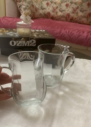 Şeffaf Kulplu 6lı Cam Bardak - Görsel 2