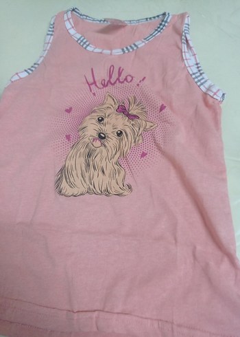 Pembe Mini Kadın Kolsuz Pijama Takımı - Görsel 6