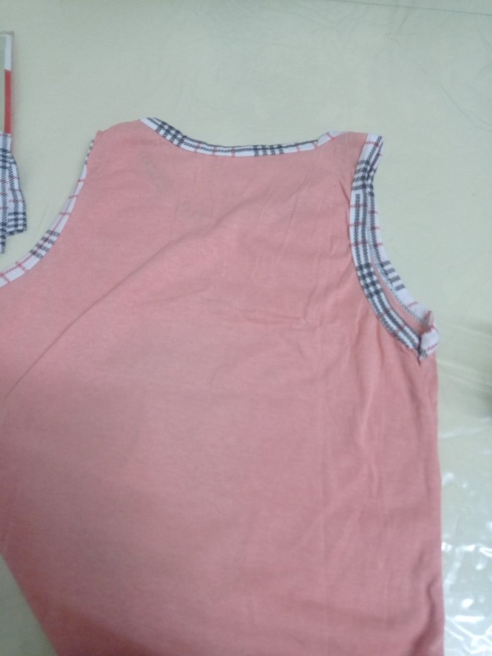 Pembe Mini Kadın Kolsuz Pijama Takımı - Görsel 5