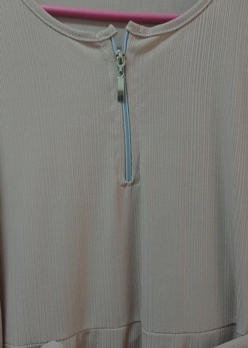 Uzun Kollu ince Elbise - Görsel 4