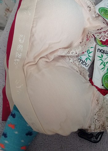 Kırmızı Bohem Dantel Detaylı Mini Sütyen - Görsel 2