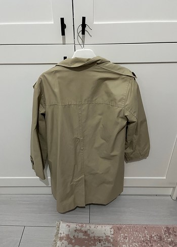 Zara 8-9 yaş bej  Kısa Kesim çocukTrençkot - Görsel 3