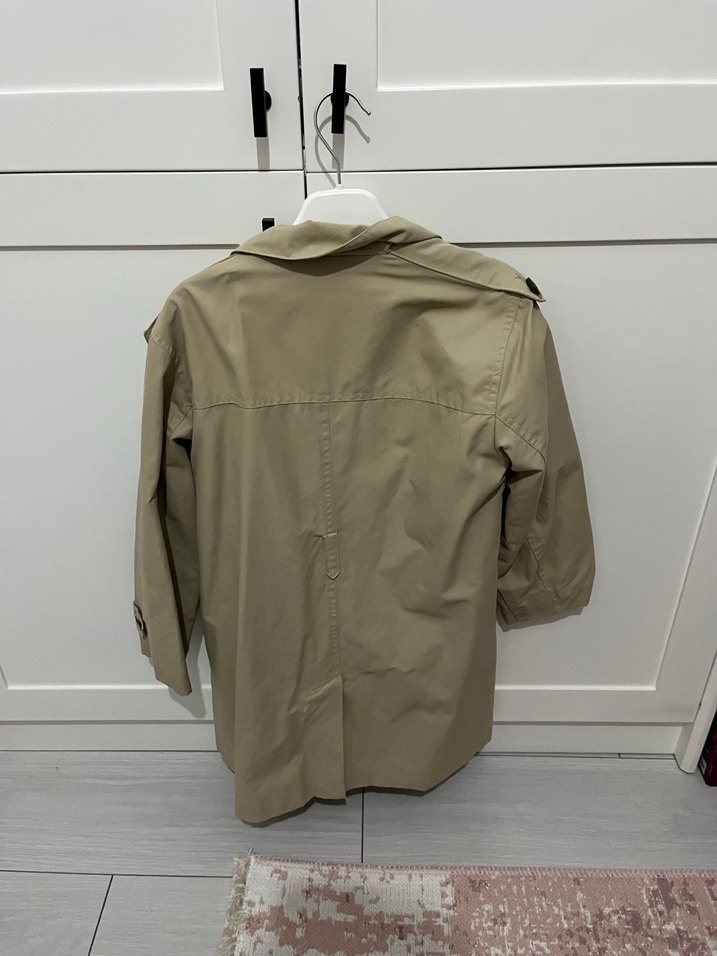 Zara 8-9 yaş bej  Kısa Kesim çocukTrençkot - Görsel 3