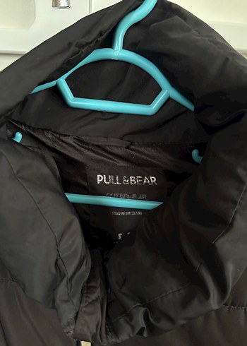 Siyah Fermuarlı Kadın şişme Mont, Yüksek Yakalı - Görsel 2