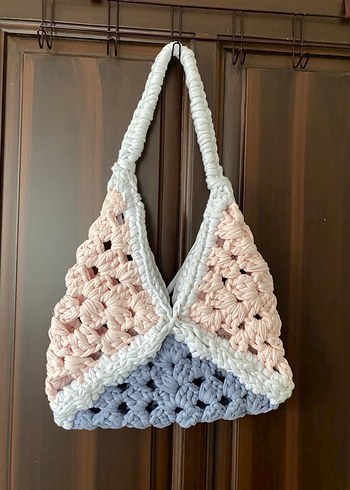 Örgü Bohem Kadın Çanta - Görsel 2