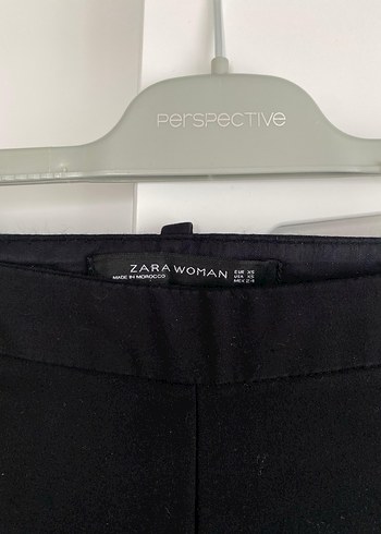 Siyah Midi Kumaş Kadın Pantolon - Görsel 3