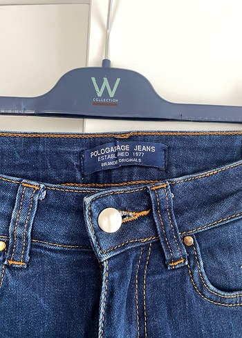 Kadın Lacivert Bol Kesim Midi Denim Jean - Görsel 2