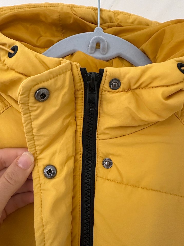 Sarı Kadın Kışlık Mont - Görsel 3