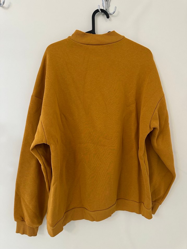 Hardal Baskılı Kadın Sweatshirt - Görsel 4