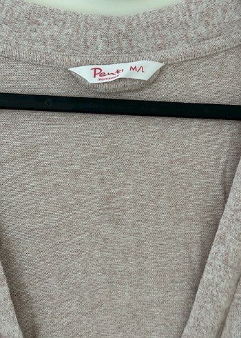 Bej Uzun Örme Kadın Hırka, sabahlık - Görsel 3