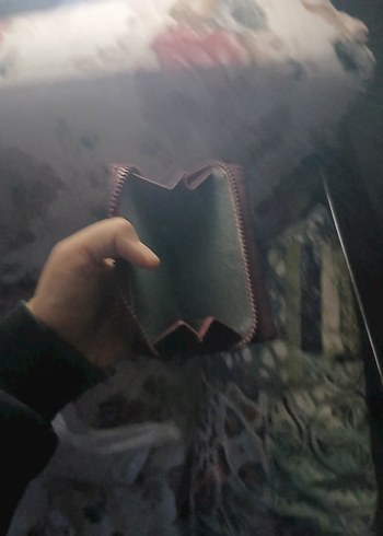 Mor Baskılı Kadın Cüzdanı Tokalı - Görsel 5