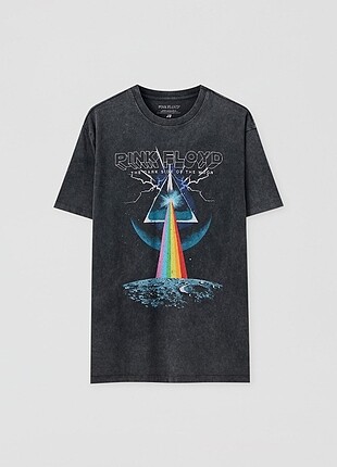 pink floyd tshirt pull and bear