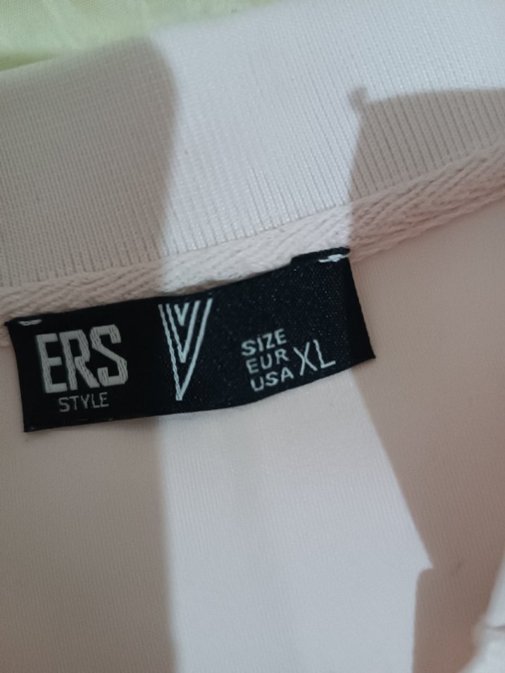 Kırmızı Beyaz Çizgili Pamuklu sweatshirt - Görsel 2