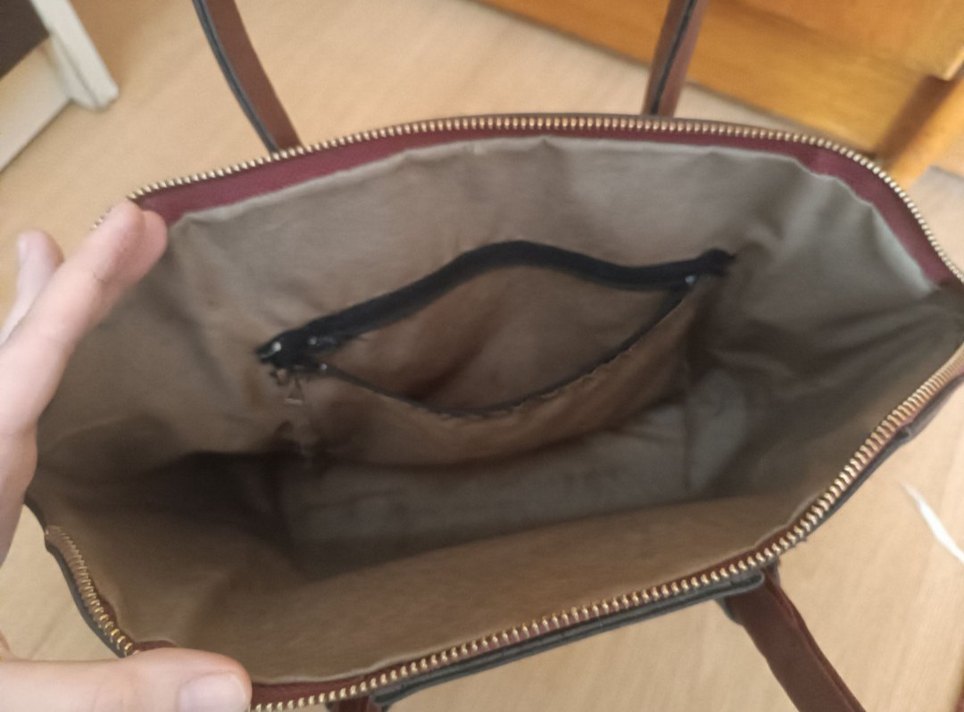 Klasik Şıklıkta Bordo Deri Kadın Çanta - Görsel 3