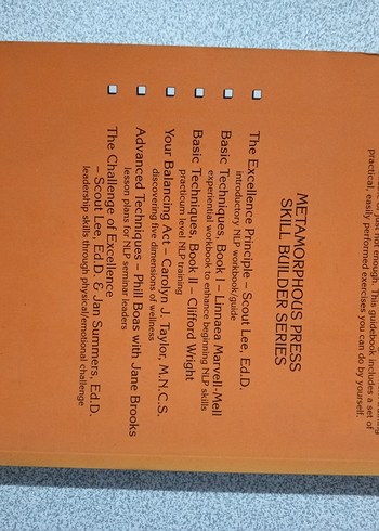 Basic Techniques Book 1 - NLP Çalışma Kitabı - Görsel 3