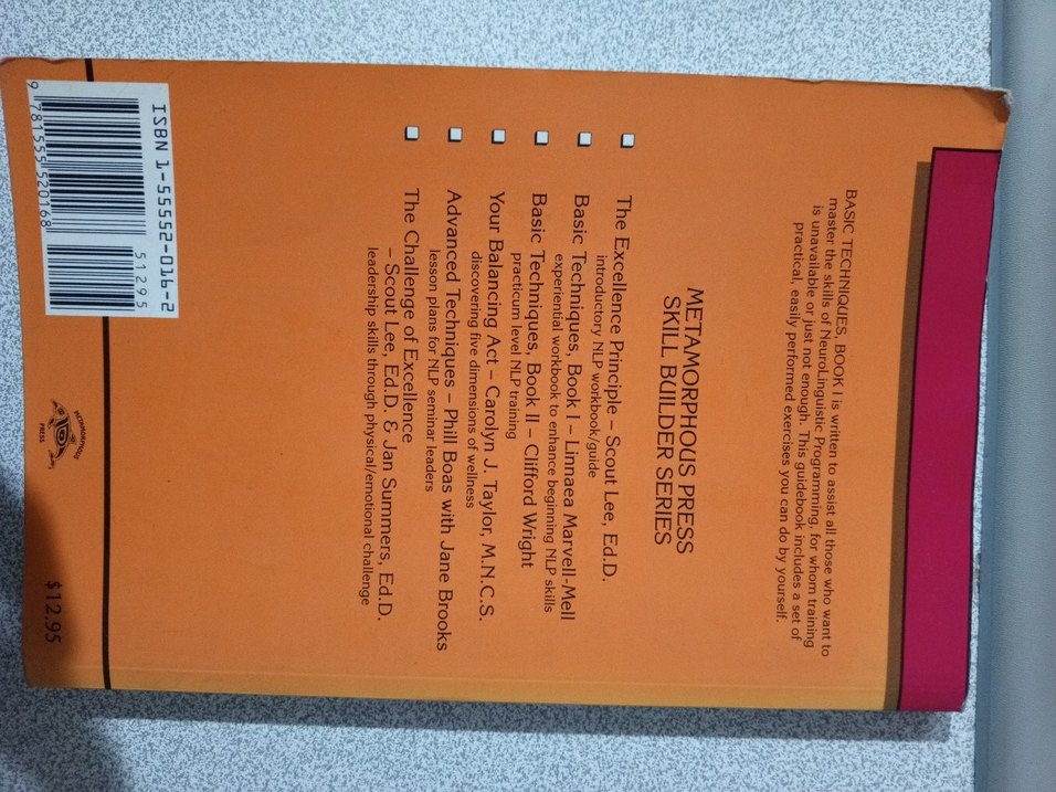 Basic Techniques Book 1 - NLP Çalışma Kitabı - Görsel 3