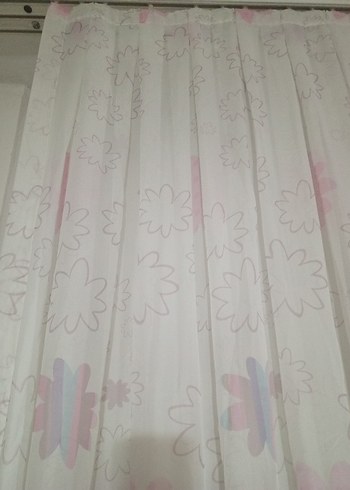 Barbie Desenli Tül Perde - Görsel 5