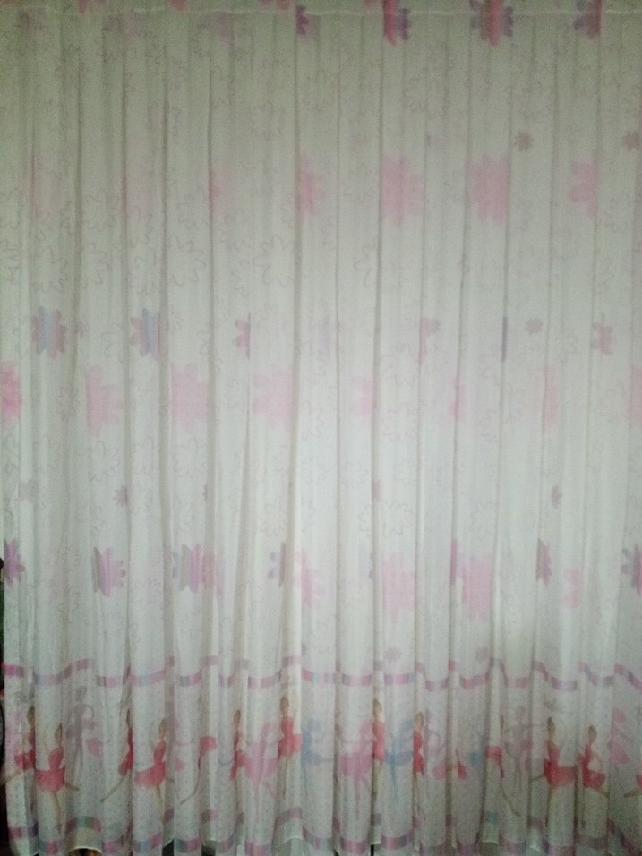 Barbie Desenli Tül Perde - Görsel 2