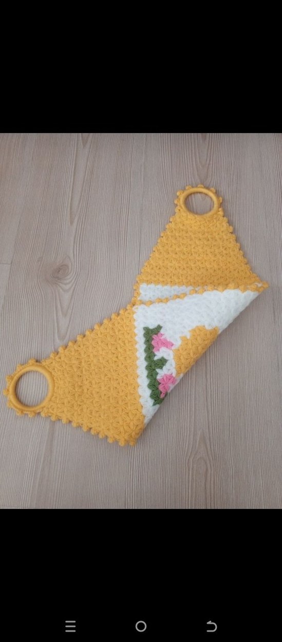 Sarı Örme Banyo Lifi - Görsel 2