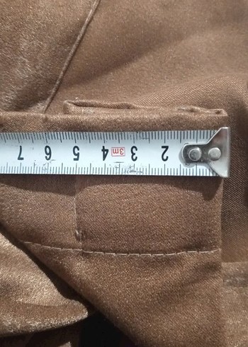 Kahverengi Pileli Fon Perde 4 kanat - Görsel 7