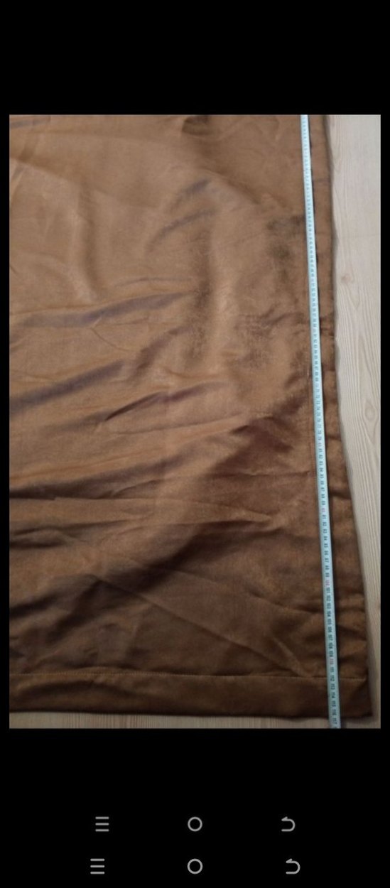 Kahverengi Pileli Fon Perde 4 kanat - Görsel 3