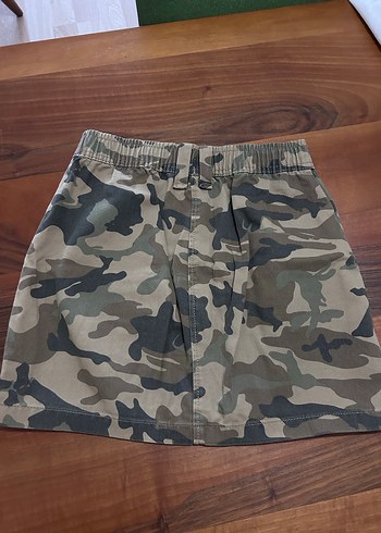 bershka asker yeşili etek - Görsel 3