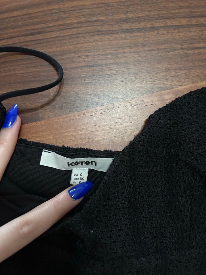 Siyah crop - Görsel 3