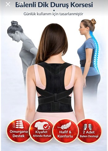 Siyah dik durma korsesi - Görsel 2