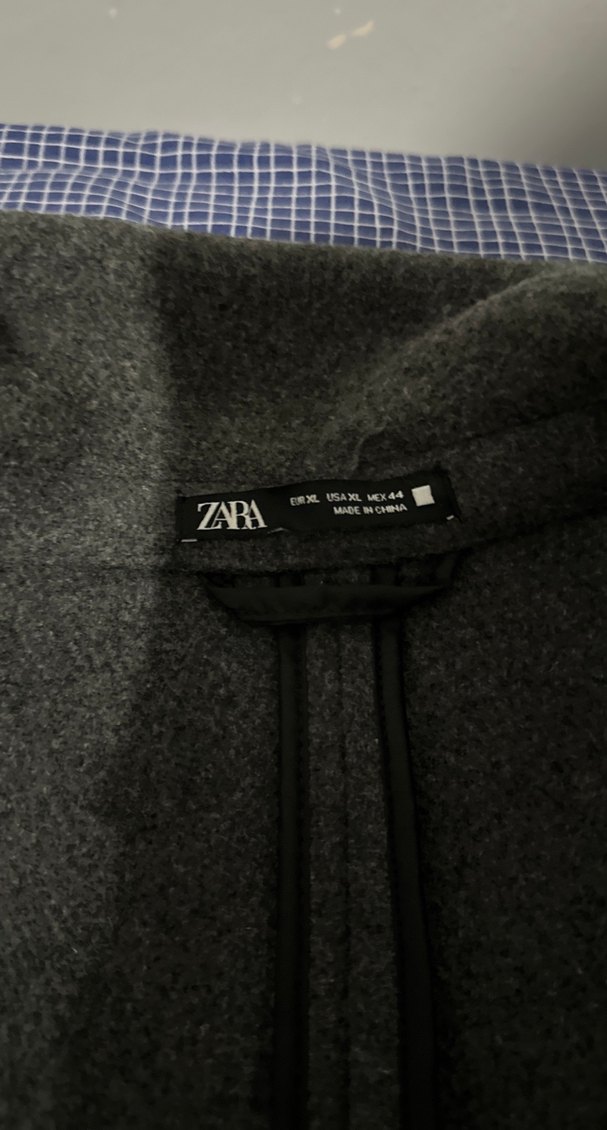 Antrasit Düğmeli Klasik Kaban - Görsel 3