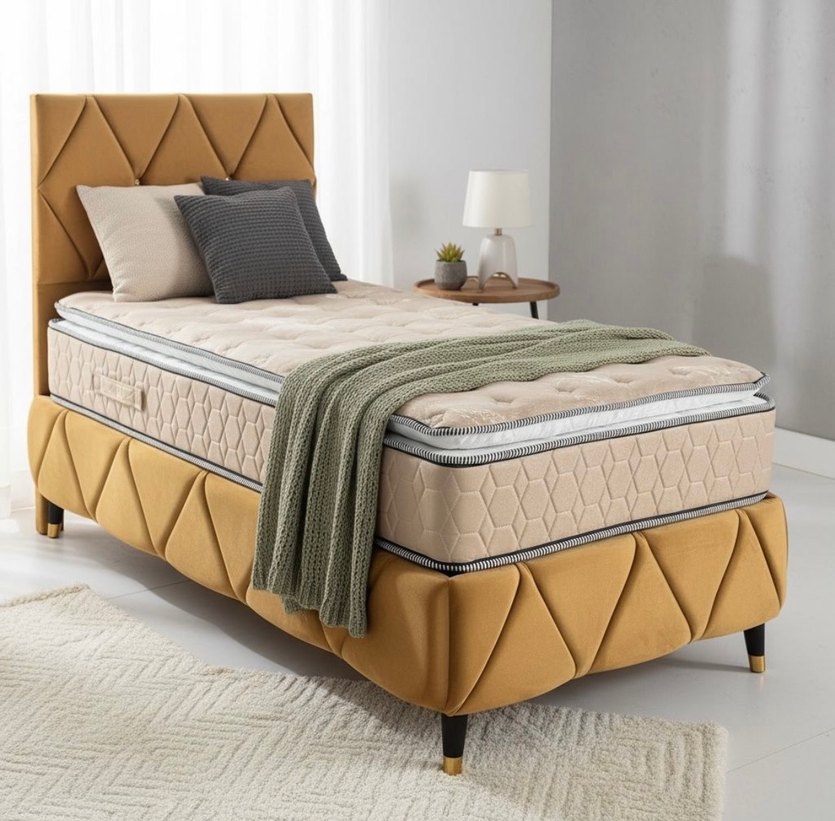 Tek kişilik yatak baza başlık - Görsel 2