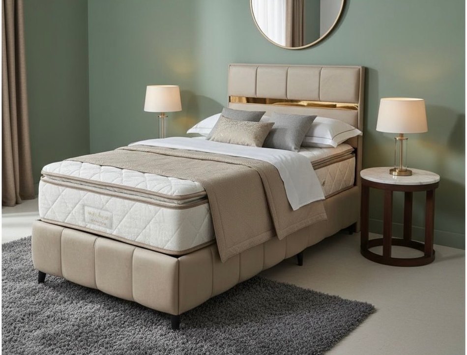 Tek kişilik yatak baza başlık - Görsel 3