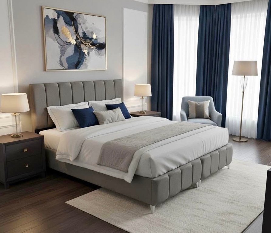 Çift kişilik yatak baza başlık - Görsel 4