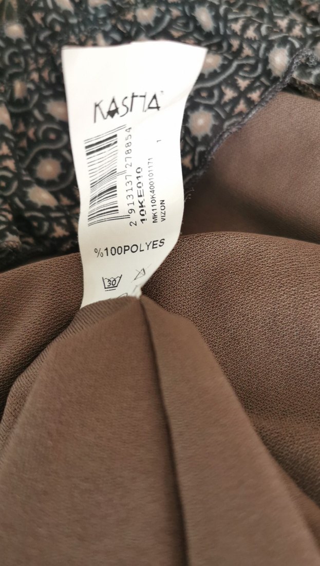 Şifon Bohem Midi  Elbise - Görsel 4