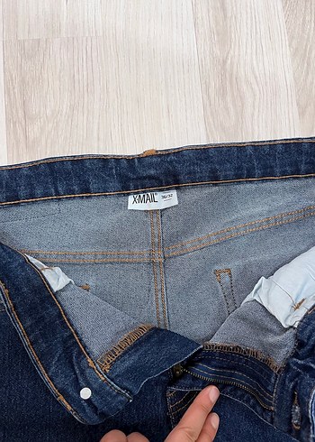 Kadın erkek Denim Kemerli Sokak Stili Jean - Görsel 7